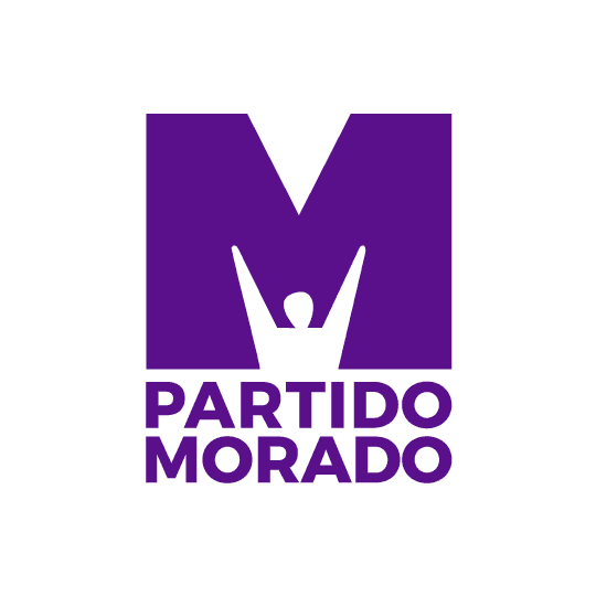 Logo oficial del Partido Morado